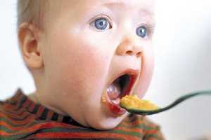 Imagen ilustrativa del artículo Los primeros alimentos sólidos para el Bebé